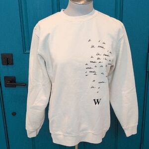 White Crewneck Sweater